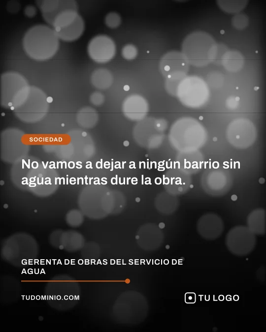 Plantilla Cita textual: la frase sobre la foto en blanco y negro