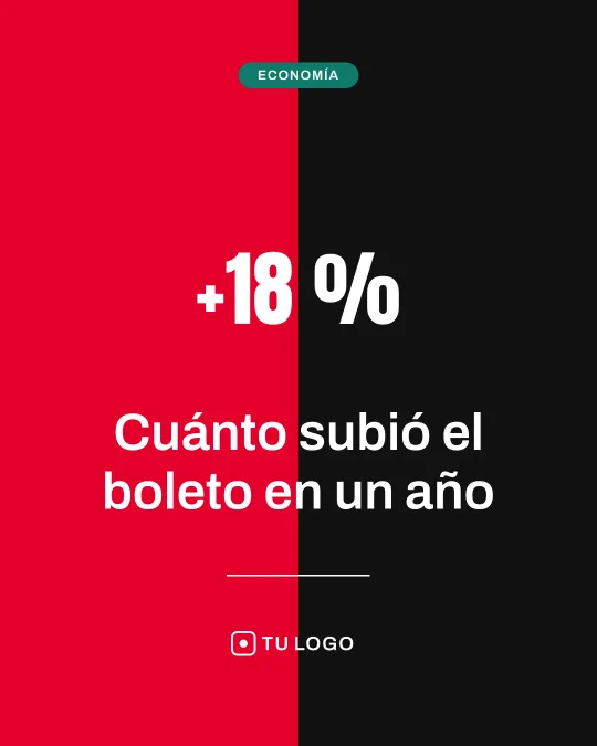 Plantilla Comparación: dos mitades de color y el cambio al centro