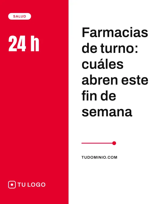 Plantilla Servicio: el dato en la columna de color y la explicación al lado